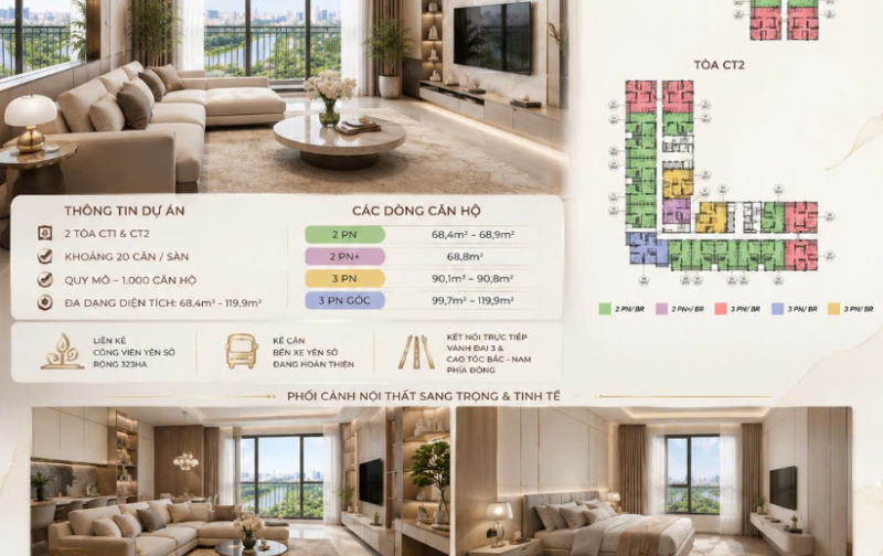  Mandarin Garden Yên Sở đang chuẩn bị ra mắt – Đây là thời điểm phù hợp để tìm hiểu trước